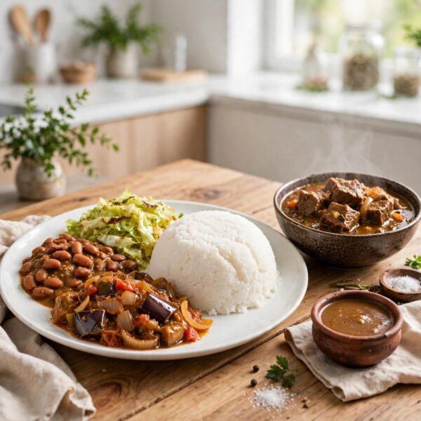 Nshima & Beef Stew