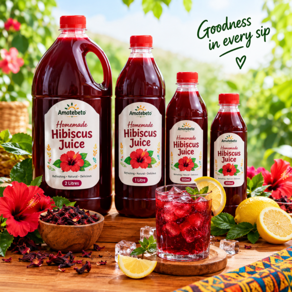 Homemade Hibiscus Juice - 2L